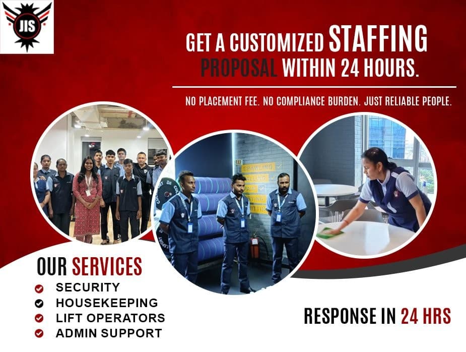 Get a customised staffing proposal within 24 hours — security, housekeeping, lift operators, admin support